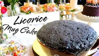 Dark and Delicious Licorice Mug Cake Recipe