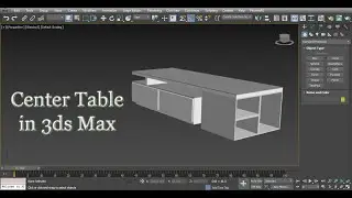 Center Table Modeling in 3ds Max | Center Table in 3d Max | Table Modeling | Coffee Table in 3ds Max