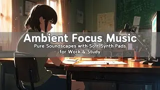 Ambient Focus | Pure Soundscapes with Soft Synth Pads for Work & Study