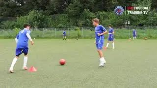 Fußballtraining Passen - Passtechnik Teil 2