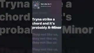Drake Vs Kendrick Beef! It’s funny how they did A-Minorrrr 😂