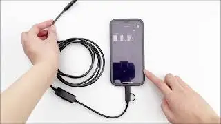 1920P Endoscoopcamera met 8 LED Lampjes, Buiscamera met 8 mm Lightning Interface