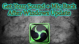 No Audio And Mic Fix For Elgato & OBS With Consoles After A Windows Update