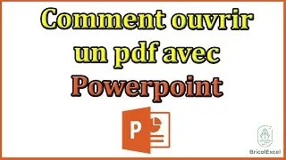 Comment ouvrir un pdf avec powerpoint