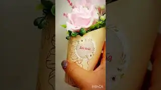 Букет из мыла "Розы в колбе"