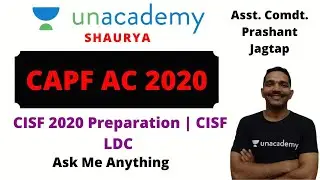 CISF 2020 Preparation | CISF LDC | Ask Me Anything  by Jagtap Prashant Jagannath