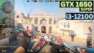 CS2 | GTX 1650 SUPER + i3 12100 | 1080p | Low & High Settings