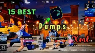 15 Best Pumps Xml 🥳 | Pumps Like Pc Xml 🔥| Pubg Pumps Xml 🔗🎉