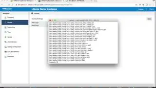 API Commands in the vCenter Server Appliance Shell