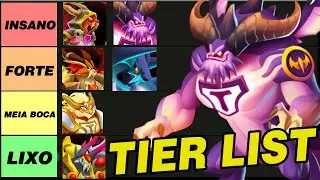 TIER LIST DOS DRAGÕES VAMPIROS E TITÃS - DRAGON CITY