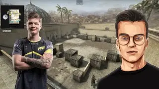 Buster выиграл S1mpla 1 на 1aim_map S1mple сгорел на бустера