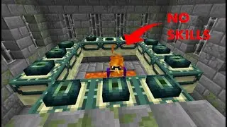 Beating Minecraft But I Have No Skills