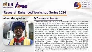 REWS - Dr. Thavamaran Kanesan - 2nd Series - 10 July 2024