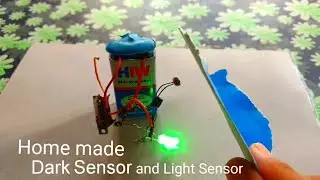How To make a light dependent switch: Dark sensor