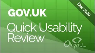 GOV.UK - Quick usability review