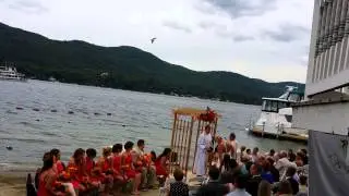 Steam Boat disrupts wedding in Lake George