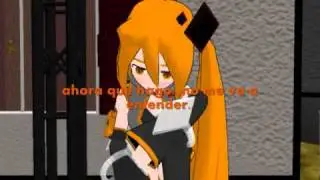 MMD una historia vocaloid  parte 2