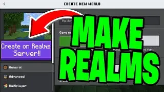 How To Make Realms For Minecraft Bedrock 1.21!