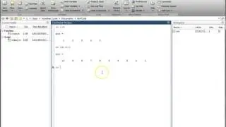 MATLAB Introduction: The Basics