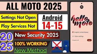 🔥 How to Bypass Google FRP Lock on All Motorola in 2025👉 Android 14/15 |100% Working ✅ | No PC 💻