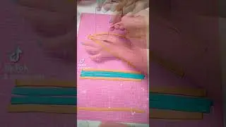 Cara kepang 4 / Tutorial kepang 4/ Fondant Border Kepangan / Kreasi Fondant Extruder (1)