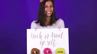 DIY Donut Wall Halloween Costume