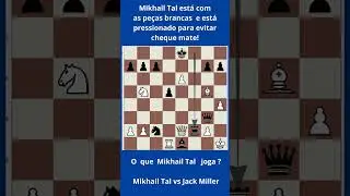 Mikhail Tal    Descubra o lance da partida feito pelo Mago de Riga 