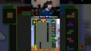Crazy Tetris 99 Recovery #shorts #shortsvideo #gaming #tetris #tetris99