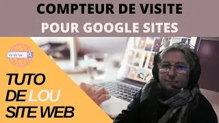 🌐[tuto] comment intégrer un compteur de visite dans le nouveau #googlesites
