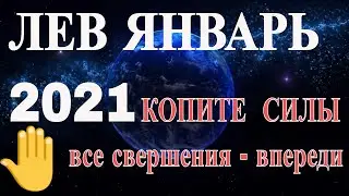 Лев в Январе. Гороскоп для знака Лев на Январь 2021 года.