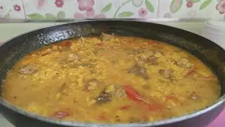 Arroz con carne ese tan rico que nos hacia nuestras abuelas y luego nuestras madres