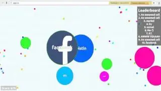 Троль бот в Agar.io. Troll bot in agar.io
