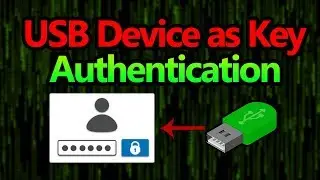 Secure Login Authentication System using USB Device (Flash Drive, Phone) Unlock Key C# Tutorial