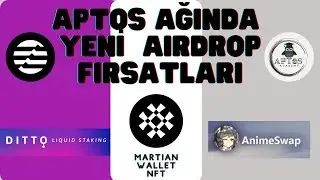 APTOS AĞINDA YENİ AIRDROP FIRSATLARI: Animeswap, Ditto Finance, Martian NFT