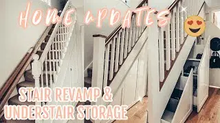 HOME UPDATES UNDER STAIR STORAGE | HOW WE TRANSFORMED OUR STAIRS | Emma Nightingale
