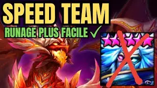 SPEED TEAM Dragon Abyssal Hard SANS LIAM Runage plus FACILE ! ~28-29s (Summoners war)