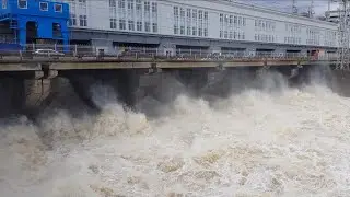 СЛИВ ВОДЫ | КАМСКАЯ ГЭС ПЕРМЬ