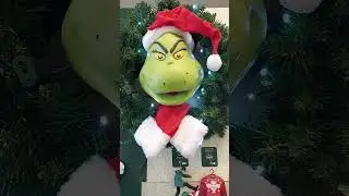 Grinch Hallmark talking door wreath 2024 #fypシ゚ #hallmark #ornament #grinch #movie