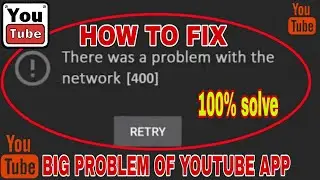 There Was a Problem With The Server [400] | How To Fix | 100% Solution | Youtube App Bug Fix