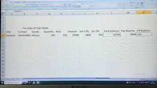 Excel Mai Sale Sheet Kaise Banaye || Excel Mai Sale Sheet Banane ka aasan tarika 100% 💯 Right