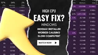 Windows Module Installer Worker