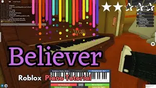 Imagine Dragons - Believer (EASY Roblox/Virtual Piano Tutorial)