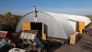 Арочные ангары под ключ  в Алтай Ангар