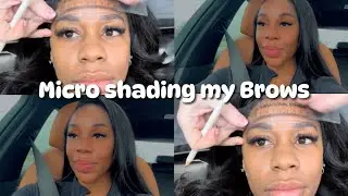 VLOG: MICROSHADING/POWDER BROWS- Permanent brow makeup #brows #microshading #powderbrows #vlog