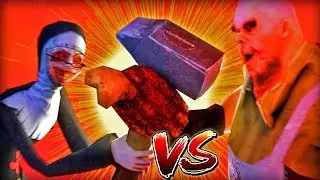 EVIL NUN VS mr. MEAT / МОНАХИНЯ VS МИСТЕР МИТ /HORROR GAME