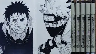 Sketchbook Drawing #2 Kakashi😷