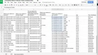 Making Pivot Table in Google Sheets