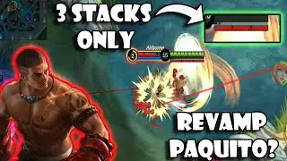 REVAMP PAQUITO? || 3 STACKS ONLY ADVANCE SERVER || MOBILE LEGENDS BANG BANG