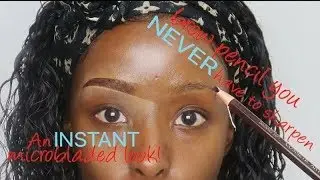 Get the INSTANT MICROBLADED look with WATERPROOF pencil you NEVER have to SHARPEN