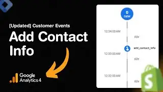[Shopify Customer Pixel] Ga4 Add Contact Info Event using Google Tag Manager